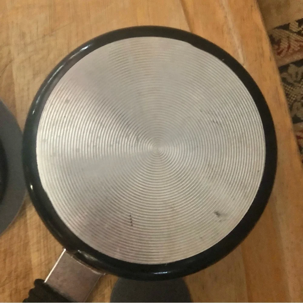 Black Egg Poacher Small 4” Nonstick Pan Gas Electric Off Grid Wood Stove